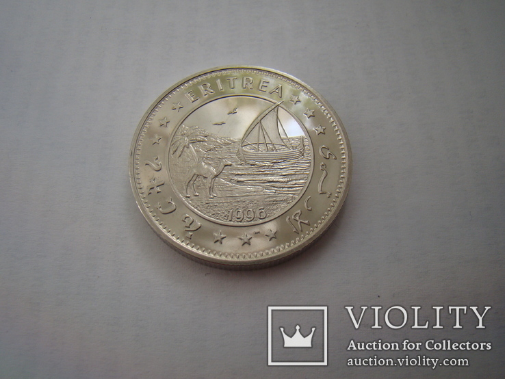 Монета 1 долар, Ерітрея, серія "Preserve planet Earth"; (сокіл), фото №5