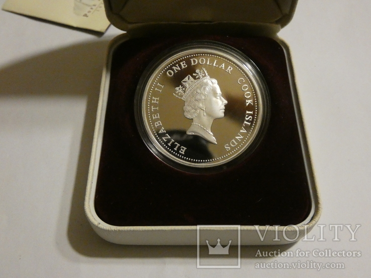 Папа Иоанн Павел II - серебро 999, унция, 1 доллар - ПОЛНЫЙ КОМПЛЕКТ, фото №6