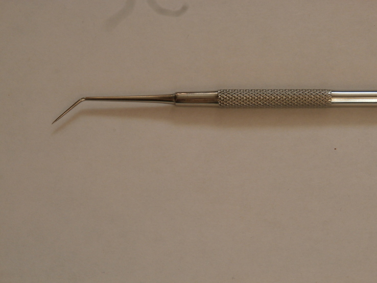 Зонд зубной изогнутый З-105 медицинская сталь, фото №3