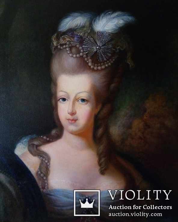 Копия портрета Марии Антуанетты, фото №2