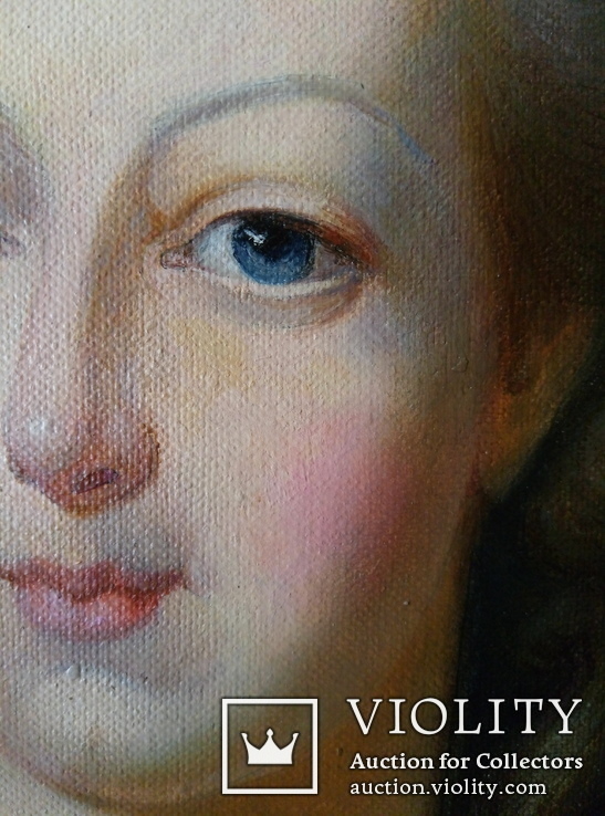 Копия портрета Марии Антуанетты, фото №4