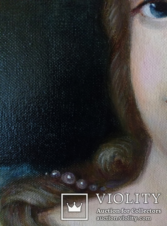Копия портрета Марии Антуанетты, фото №5