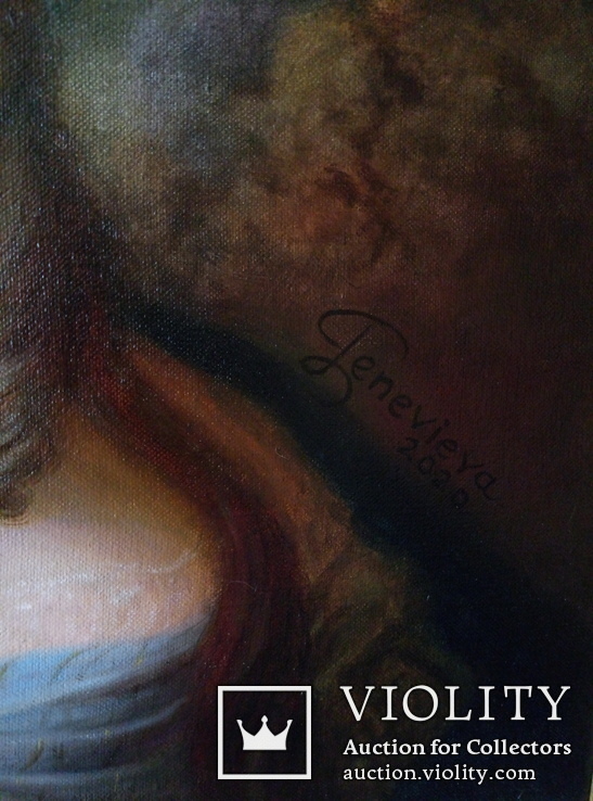 Копия портрета Марии Антуанетты, фото №8