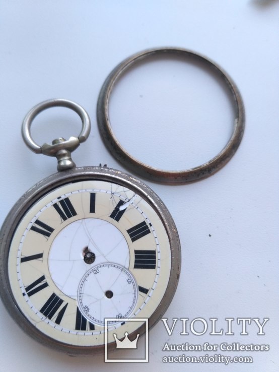 Швейцарские Старенькие Карманные часы, фото №8