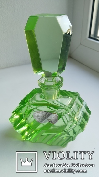 Набор парфюмерный флакон, шкатулка ГДР, фото №3
