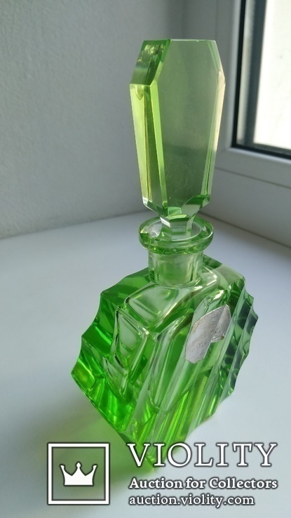 Набор парфюмерный флакон, шкатулка ГДР, фото №5