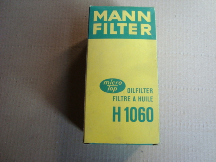 MANN-FILTER H1060 Масляный фильтр MAN F 90, photo number 2