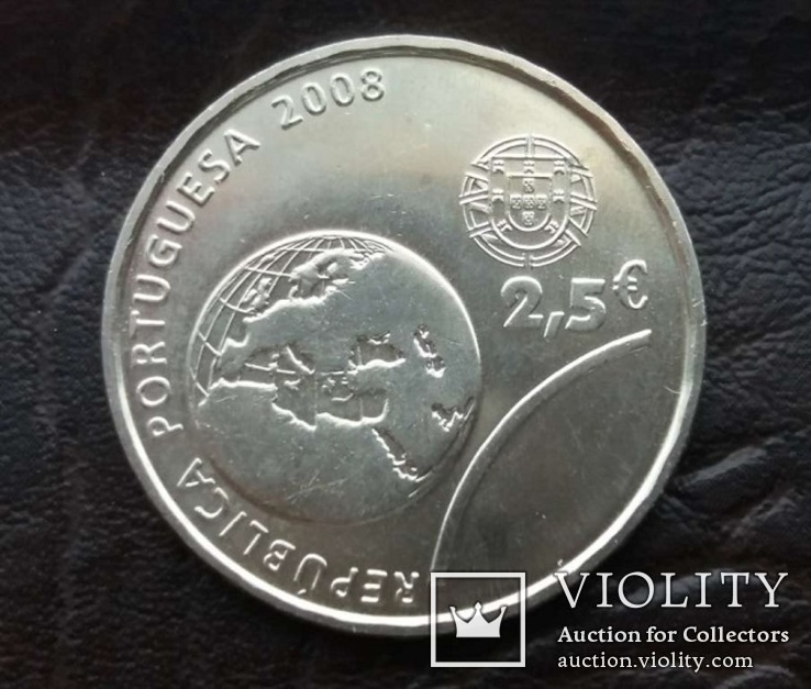 2,5 евро, Португалия, Летние Олимпийские игры в Пекине, 2008 г., фото №3