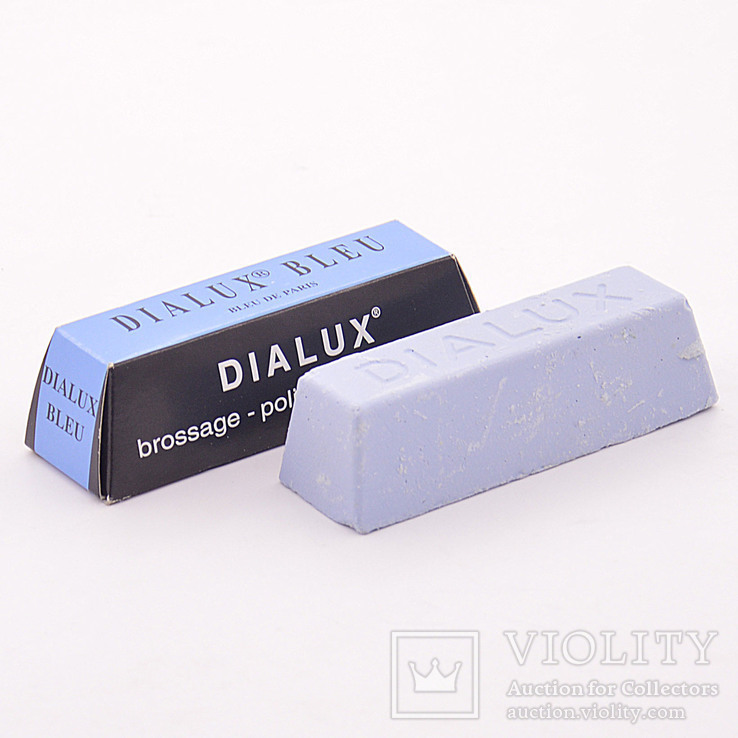 Паста полировальная DIALUX BLEU синяя 100 г.,полирование всех металлов,пластмасс, photo number 3