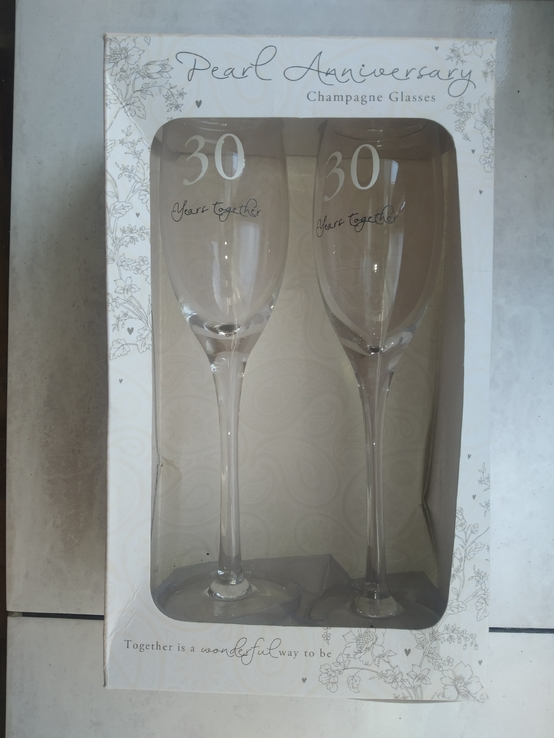 Подарочные бокалы для шампанского в упаковке 2 штуки, фото №2