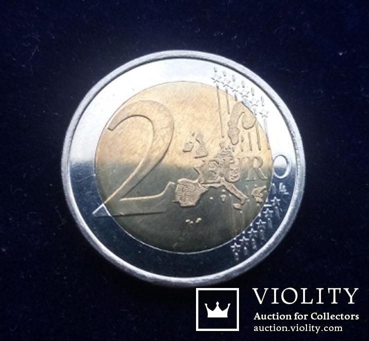 2 евро, Финляндия, Финляндия-ООН, 2005 г., UNC, фото №3