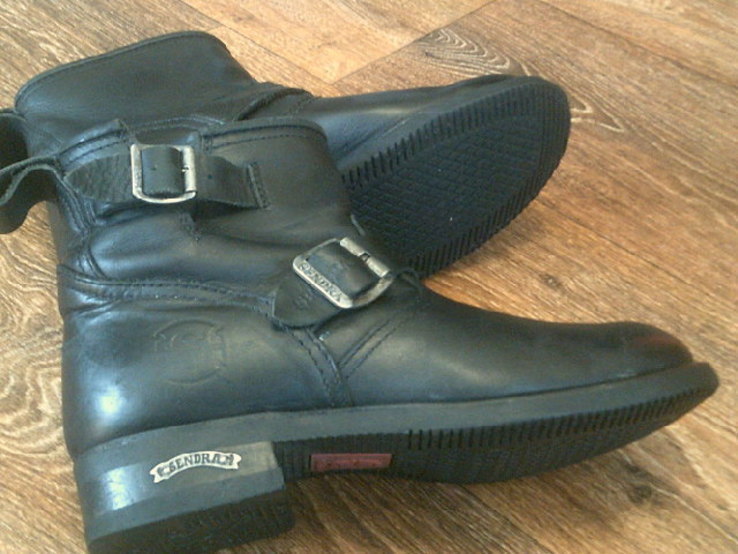 Sendra (Испания) - кожаные бренд ботинки разм.39, фото №2