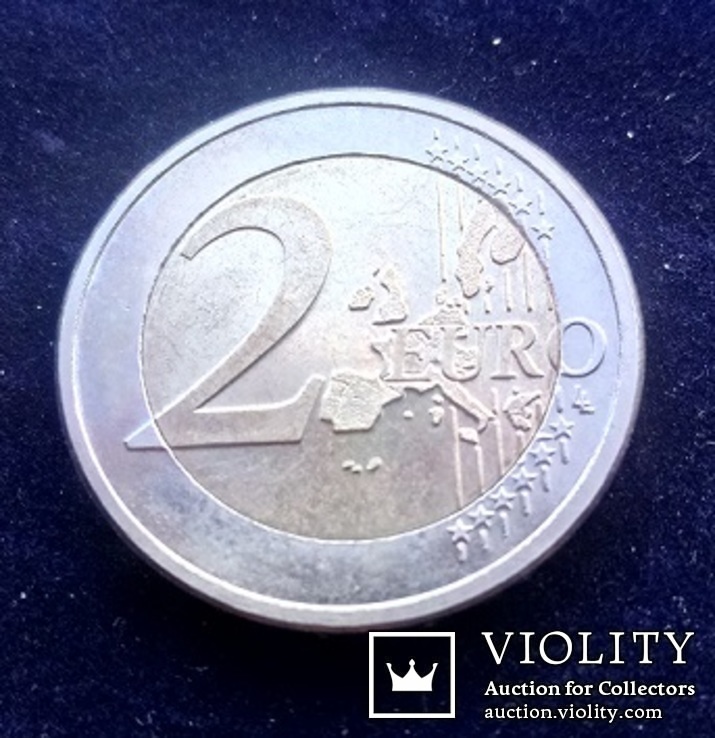 2 евро, Люксембург, Монограмма Великого Герцога Анри, 2004 г, фото №3