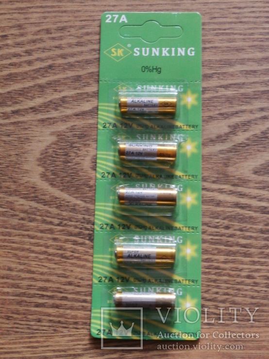 Батарейка Sunking 27A 12v Alkaline Battery Блистер 5 батереек