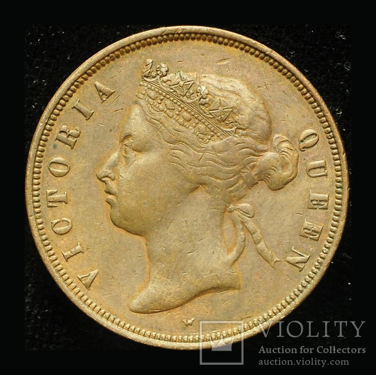 Стрейтс Сеттлементс 1 цент 1875
