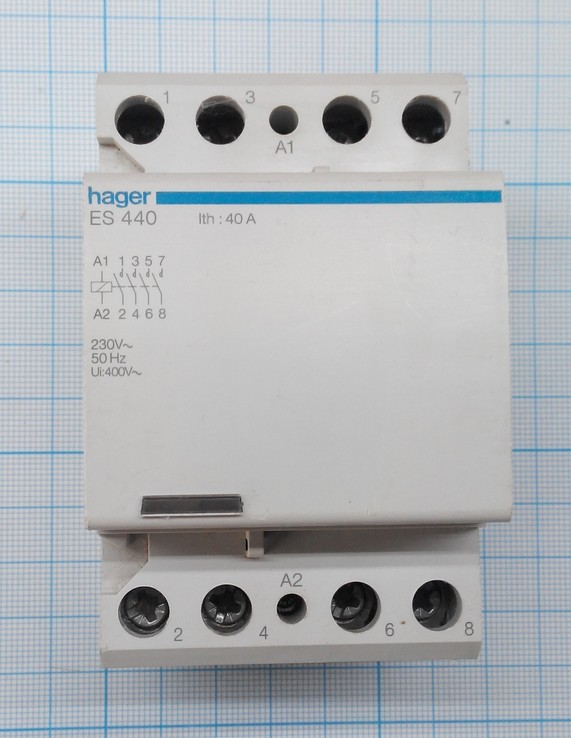 358 контактор hager 40А, фото №3