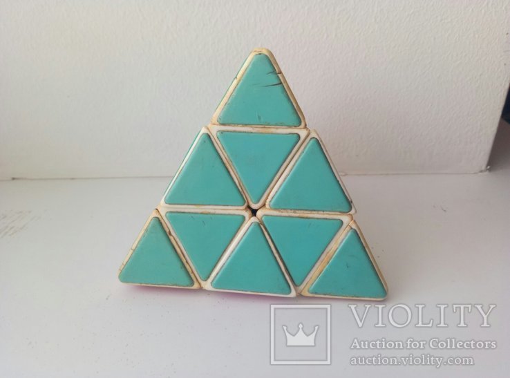 Головоломка пирамидка, треугольник, кубик рубик СССР, фото №3