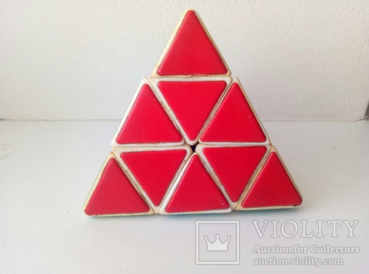 Головоломка пирамидка, треугольник, кубик рубик СССР, фото №4
