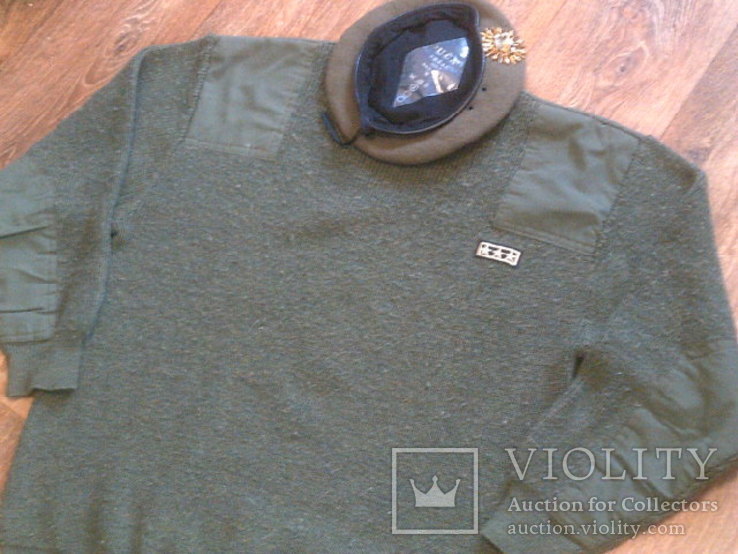 Commando свитер + берет зеленый, фото №8