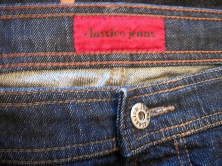 Джинсы мужские Classico Jeans W 42,L 34 р-56-58 темно-синие, фото №6