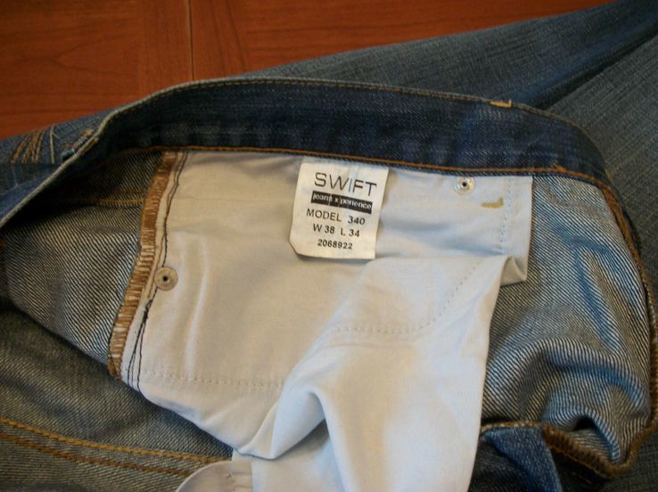 Мужские джинсы "swift" нов [w 38, l 34] xxl, фото №7