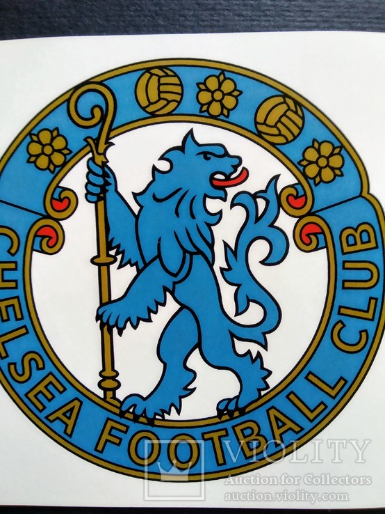 Виниловая наклейка FC Chelsea (Логотип 1953-1986), фото №3