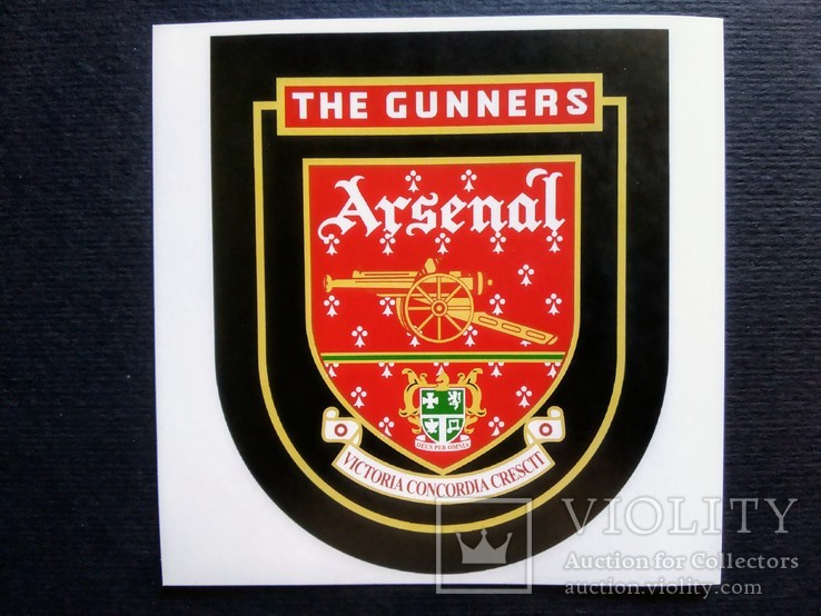  Виниловая наклейка FC Arsenal London (Логотип 1949-2002), фото №2