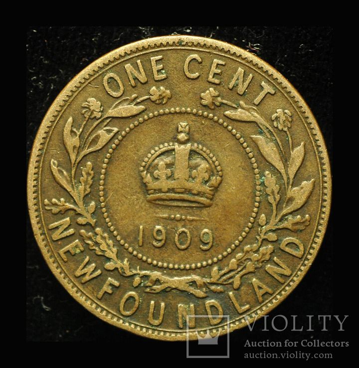 Ньюфаундленд 1 цент 1909