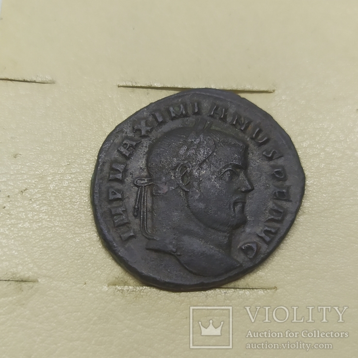 Монета Максимиан, фоллис