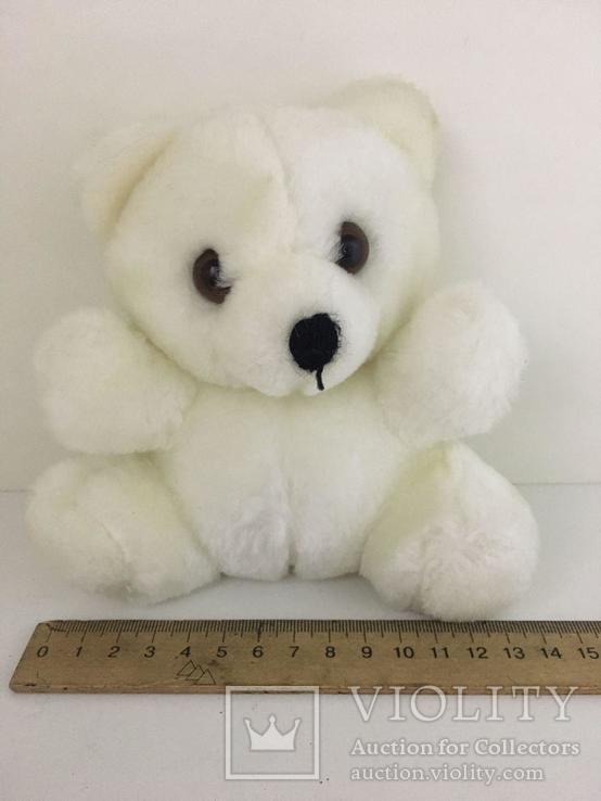 Мягкая игрушка "Белый медвежонок" 13см, фото №7