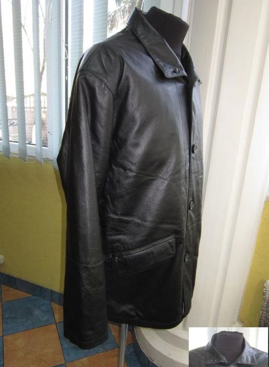 Большая мужская кожаная куртка ROVER &amp; LAKES. Англия. Лот 896, фото №6