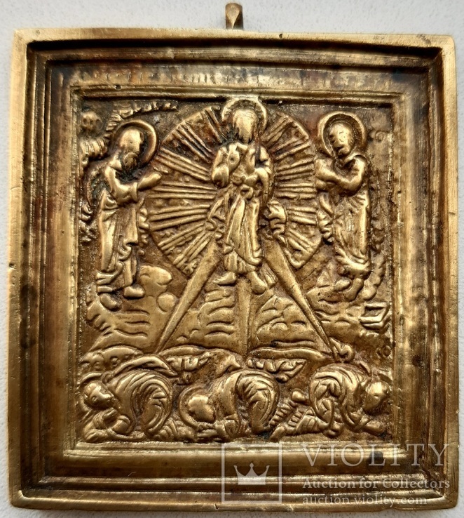 Икона Преображение Господне, 19 век, литье