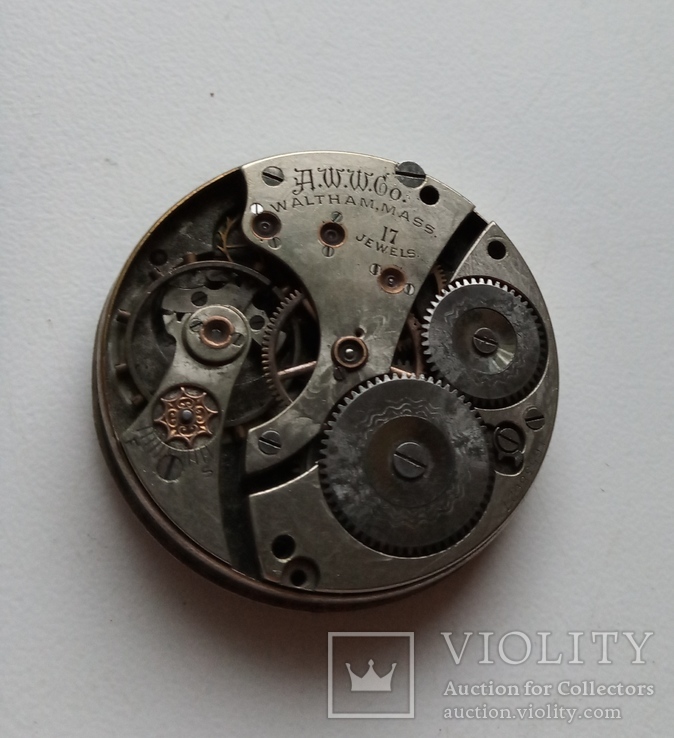 Механизм на карманные часы Waltham  ( под ремонт ), фото №10