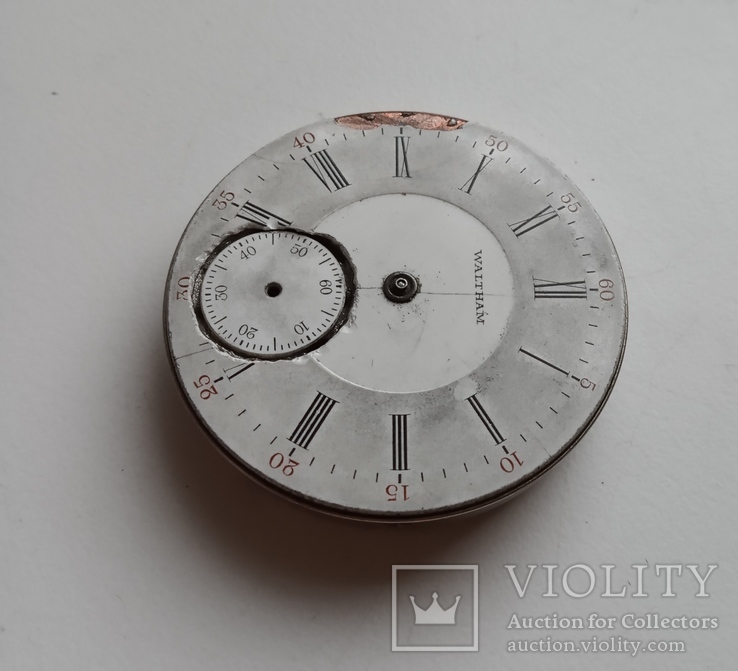 Механизм на карманные часы Waltham  ( под ремонт ), фото №12