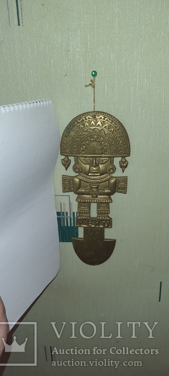 Лот мексика утворь бронза боги календарь, фото №2