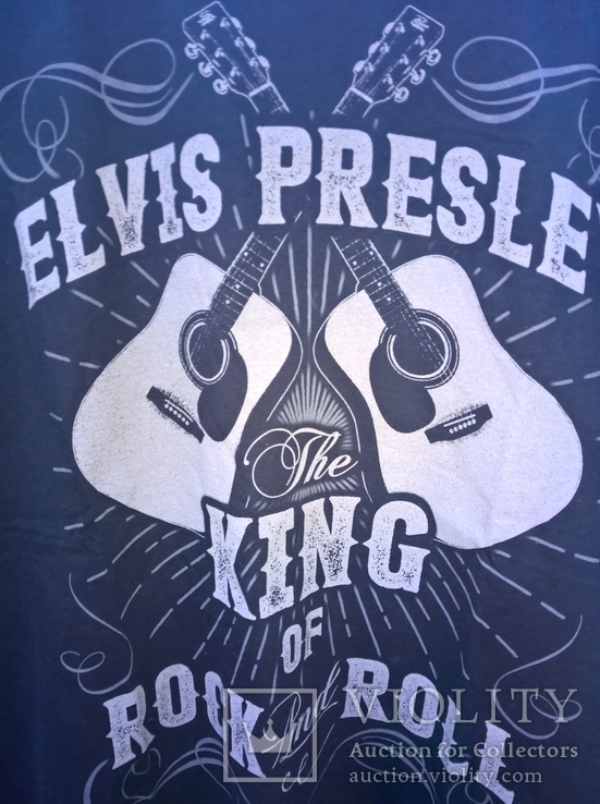 Элвис Пресли - король рокэн- ролла,футболка,безшевная,новая., photo number 2