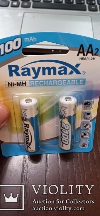 Аккумулятор АКБ R6 AA Raymax 2100mAh Ni-Mh 2шт