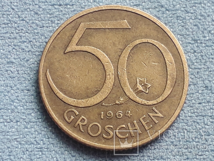 Австрия 50 грошей 1964 года