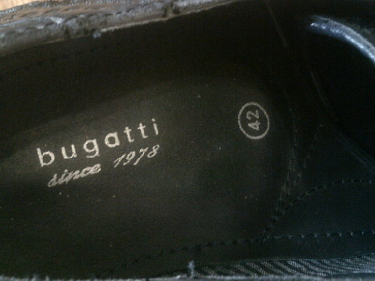 Bugatti - фирменные кожаные туфли разм.42, numer zdjęcia 6
