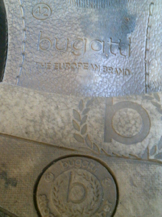 Bugatti - фирменные кожаные туфли разм.42, фото №13