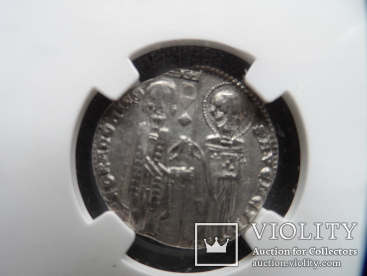Серебрянный Гроссо - Венецианская республика (1289-1311) дож Пьетро Градениго, фото №5