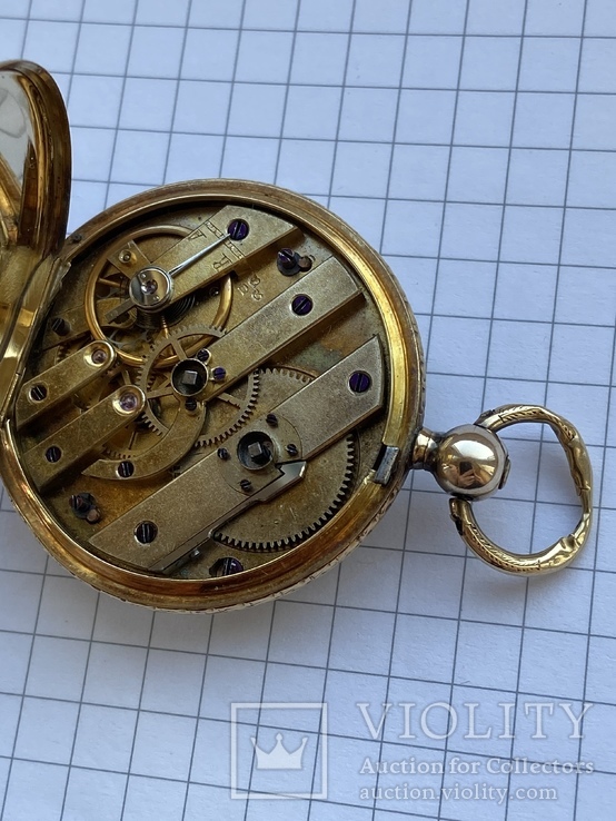 Золото 18 карат 1863г-1865г Часы времён Гражданской войны в США, photo number 4