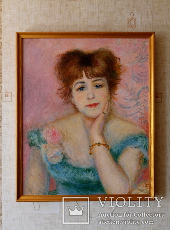 Копия портрета актрисы Жанны Самари, фото №12