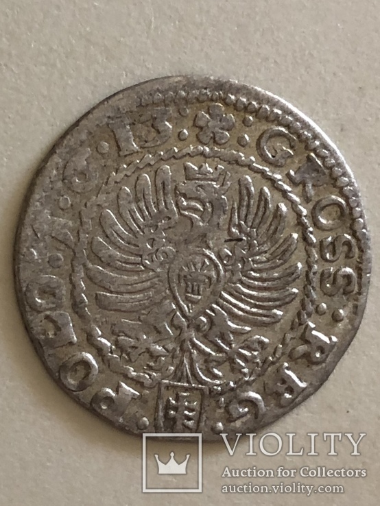 Коронний грош 1613 року, фото №3