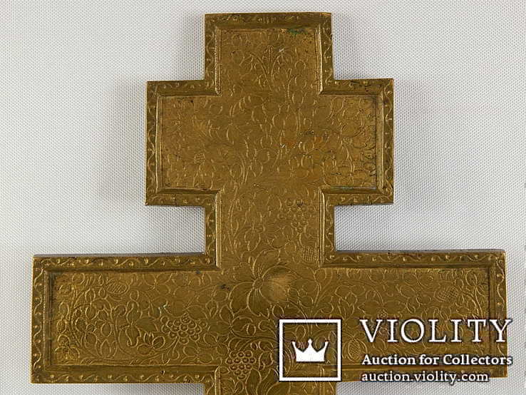 Восьмиконечный православный бронзовый крест., фото №7