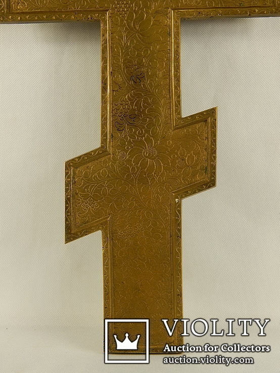 Восьмиконечный православный бронзовый крест., фото №8