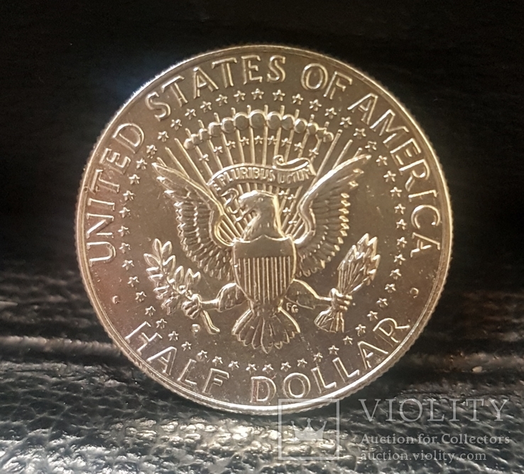1/2 $ США 1964г с сертификатом, фото №2
