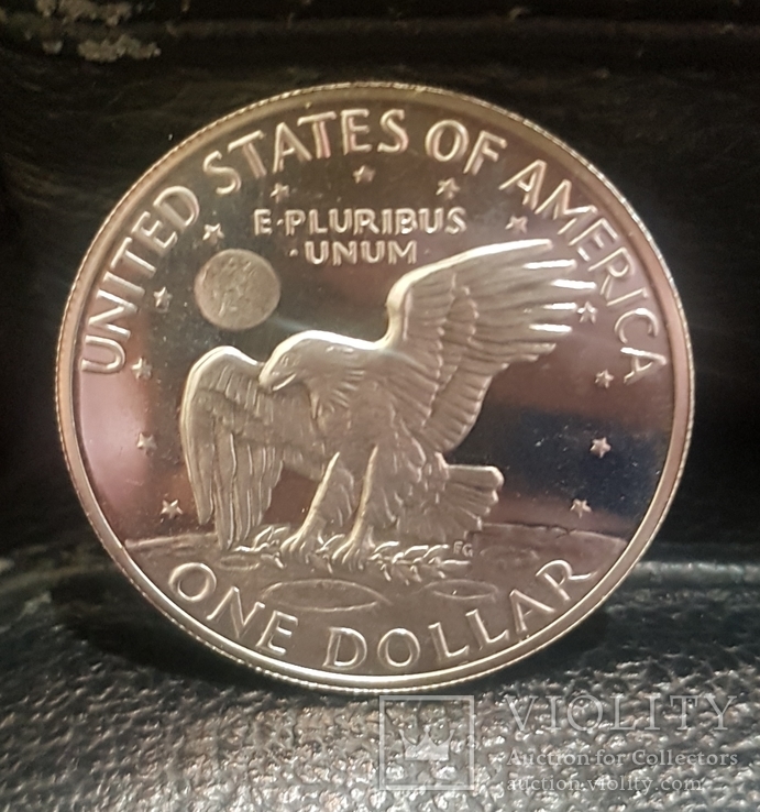 1$ США 1971г. с сертификатом, фото №2