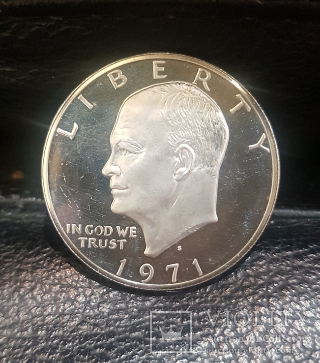 1$ США 1971г. с сертификатом, фото №3