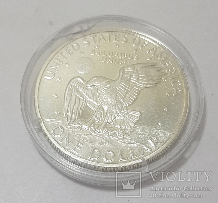 1$ США 1971г. с сертификатом, фото №4